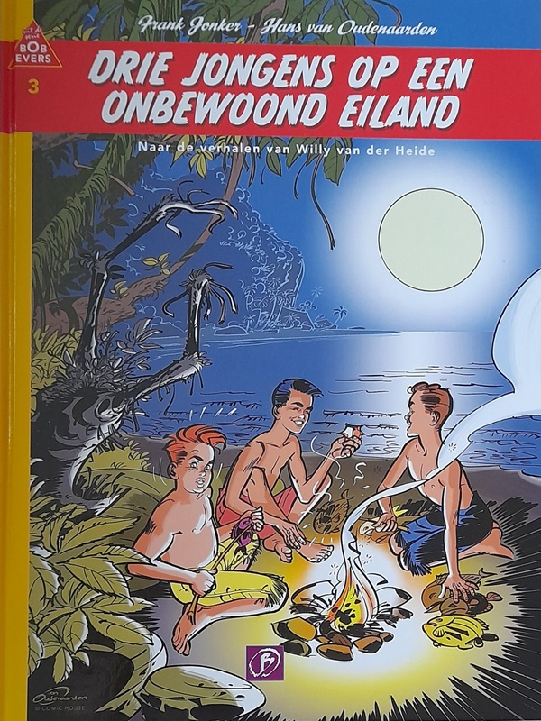 Gesigneerd (251) - Drie jongens op een onbewoond eiland 3 - Hans Van Oudenaarden  (2)